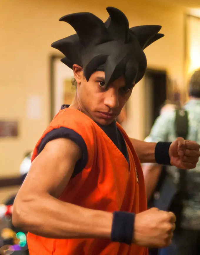 Hilarious Dragon Ball Cosplay Taps into Super Saiyan Blue Goku on