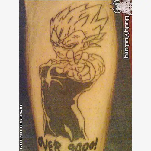 Vegeta tattoo by Chris Showstoppr