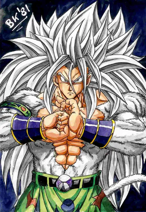 My all new SSJ5 goku by goku sayien