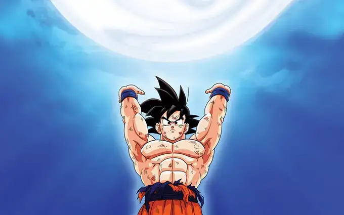 genki dama goku stance