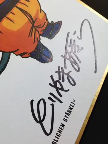 The Dragon Ball 38 years of 1984-2022 Toriyama Akira signature