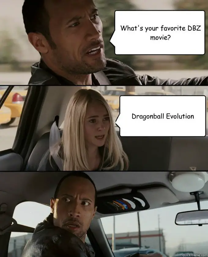 dragonball evolution favorite movie