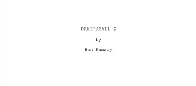 Original Film Title: DRAGONBALL EVOLUTION. English Title