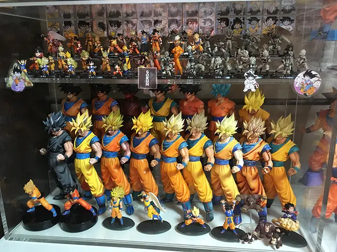 dragon ball collection goku statues guinness world record holder