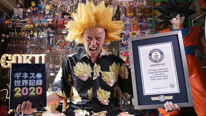 dragon ball collection world record holder hitoshi uchida