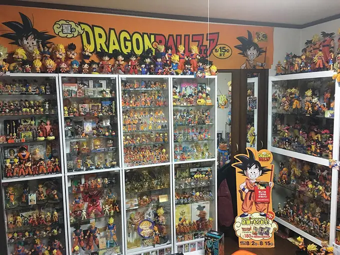 dragon ball collection hitoshi uchida goku room shelving