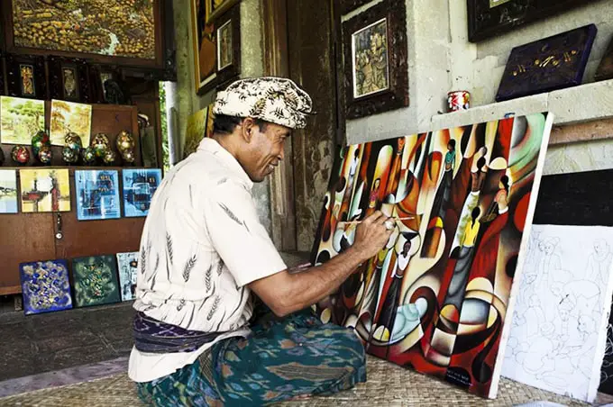 balinese painter batuan village
