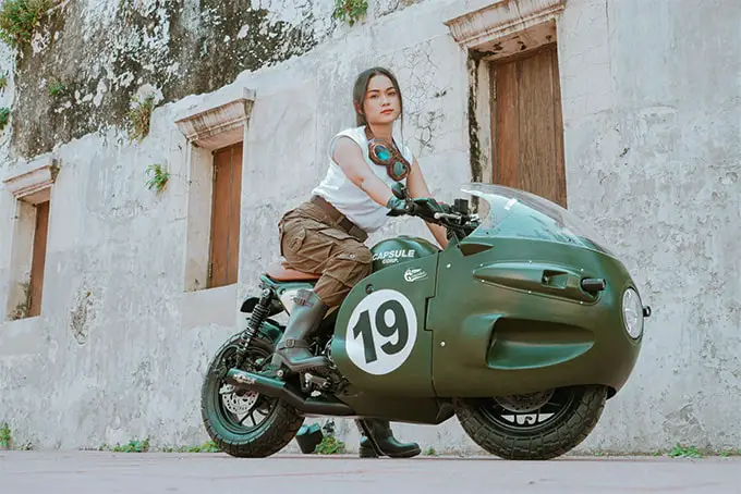 bulma motorcycle 19 real life replica bike