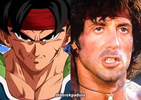 was bardock inspired by rambo
