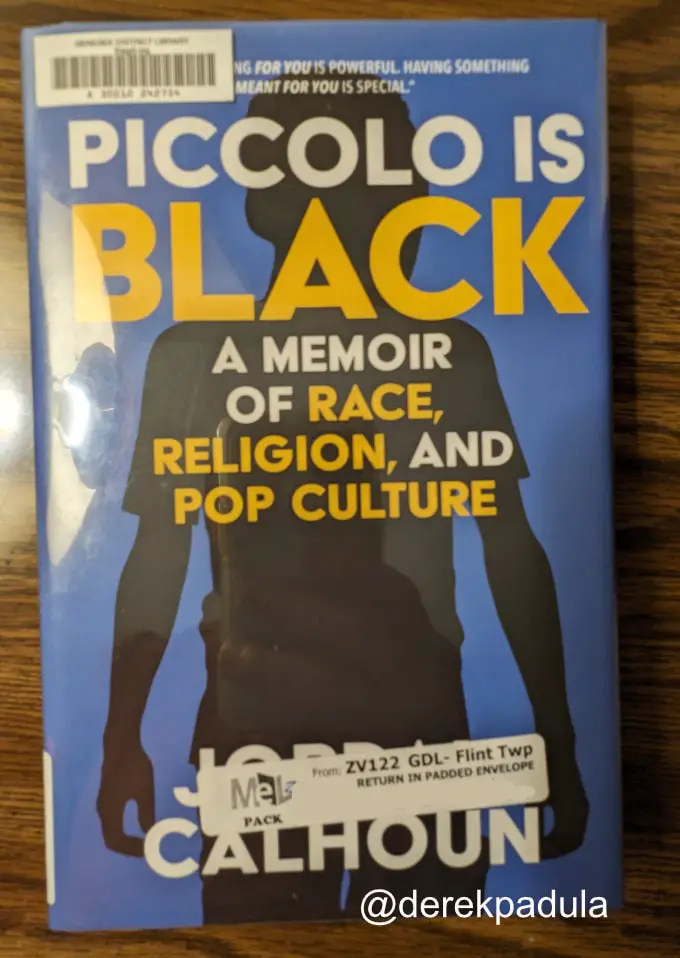 piccolo is black book review cover art