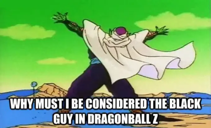 piccolo is black book review meme