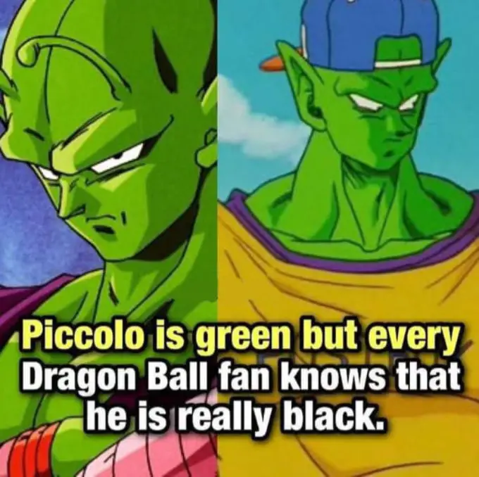 piccolo is black book review meme