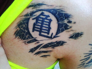 dragon ball z kame turtle tattoo