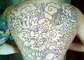dragon ball tattoo shenron
