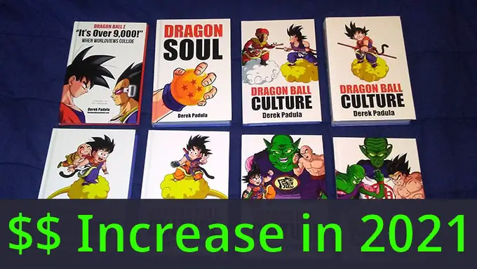 dragon ball book prices increasing in 2021