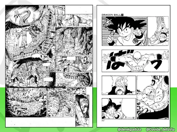 why is dragon ball so beautiful manga comparison
