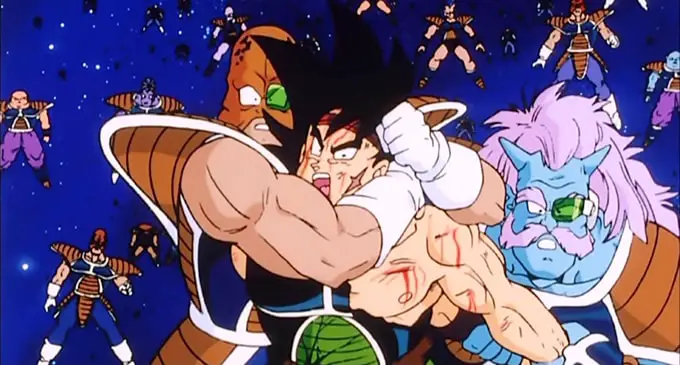 bardock fights freeza force soldiers